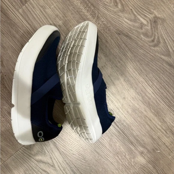 OOFOS Oomg Low Mesh White / Navy US Women’s 10 - Picture 7 of 8